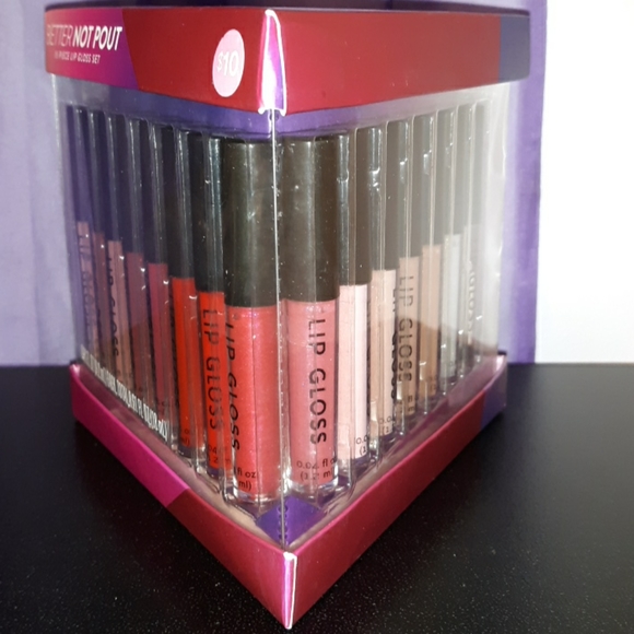New Better Not Pout 15 Piece Lip Gloss Set - Picture 2 of 5